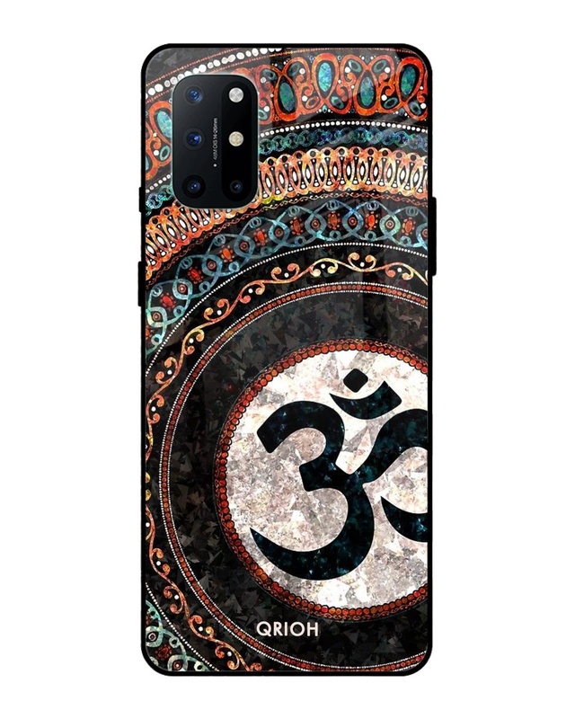 Shop Worship Printed Premium Glass Cover For OnePlus 8T (Impact Resistant, Matte Finish)-Front