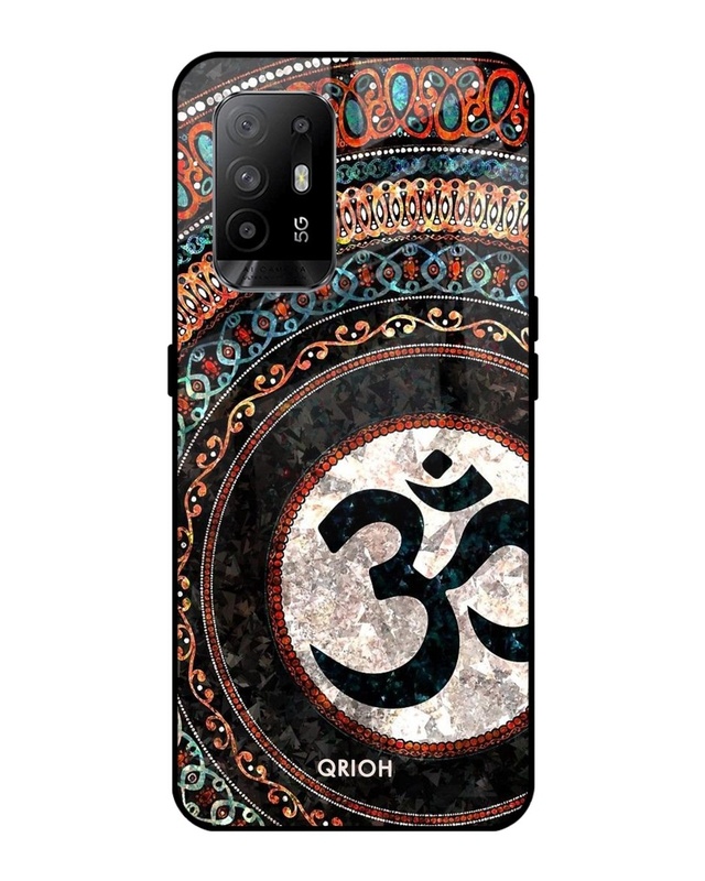 Shop Worship Printed Premium Glass Cover For Oppo F19 Pro Plus (Impact Resistant, Matte Finish)-Front