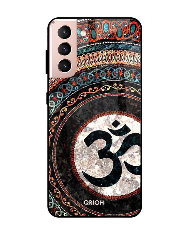 Shop Worship Printed Premium Glass Cover For  S21 Plus(Impact Resistant, Matte Finish)-Front