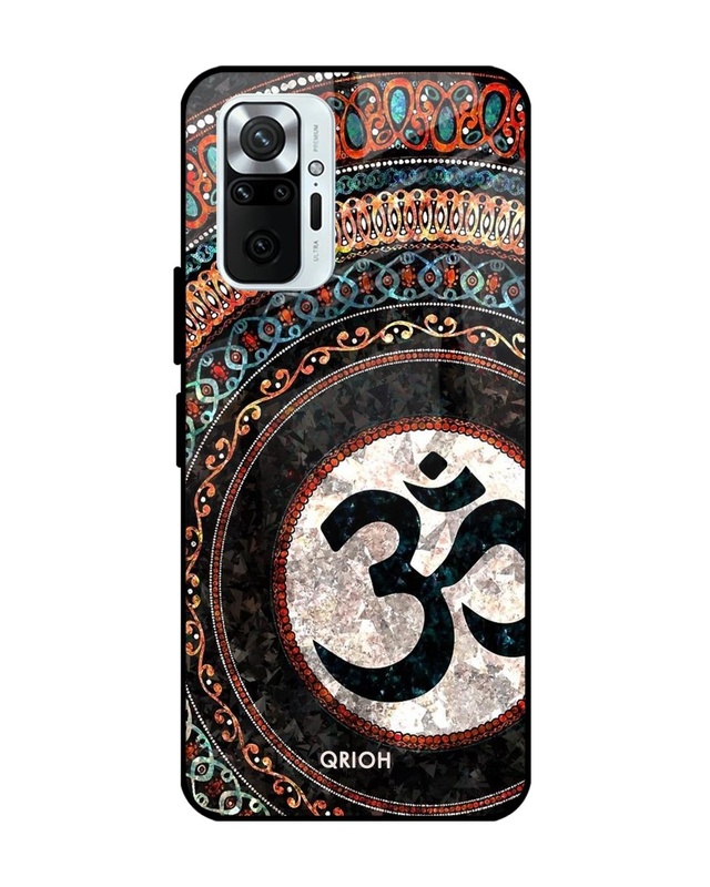 Shop Worship Printed Premium Glass Cover For Xiaomi Redmi Note 10 Pro Max (Matte Finish)-Front