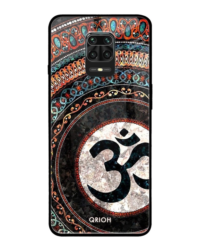 Shop Worship Printed Premium Glass Cover For Xiaomi Redmi Note 9 Pro (Impact Resistant, Matte Finish)-Front