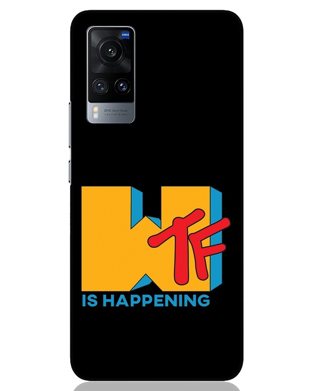 Shop WTF Designer Hard Cover for Vivo X60-Front