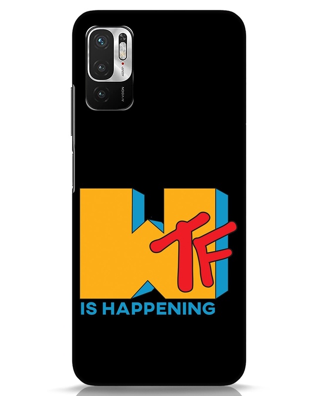 Shop WTF Designer Hard Cover for Xiaomi Redmi Note 10 T-Front
