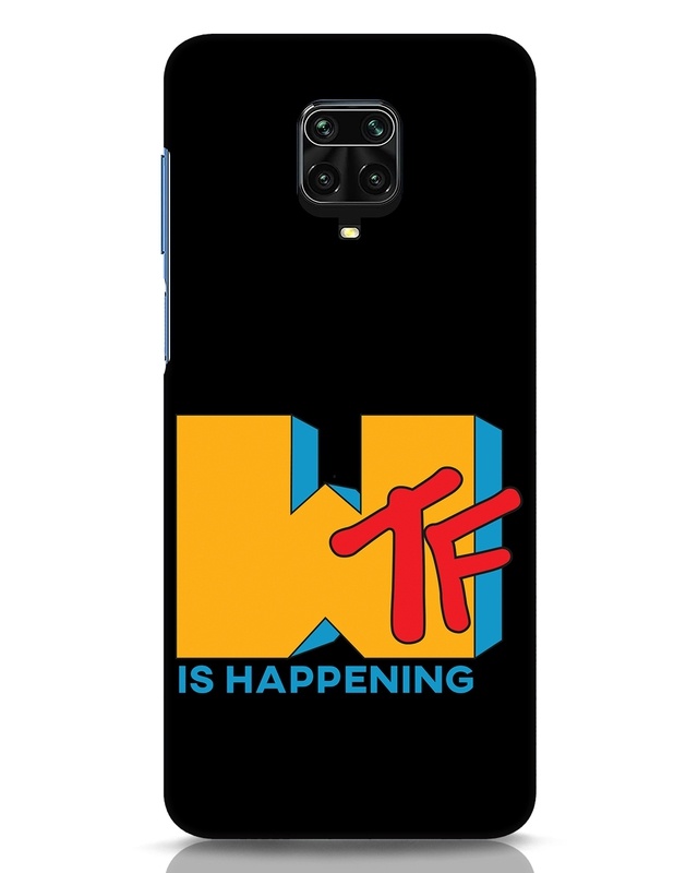Shop WTF Designer Hard Cover for Xiaomi Redmi Note 9 Pro-Front