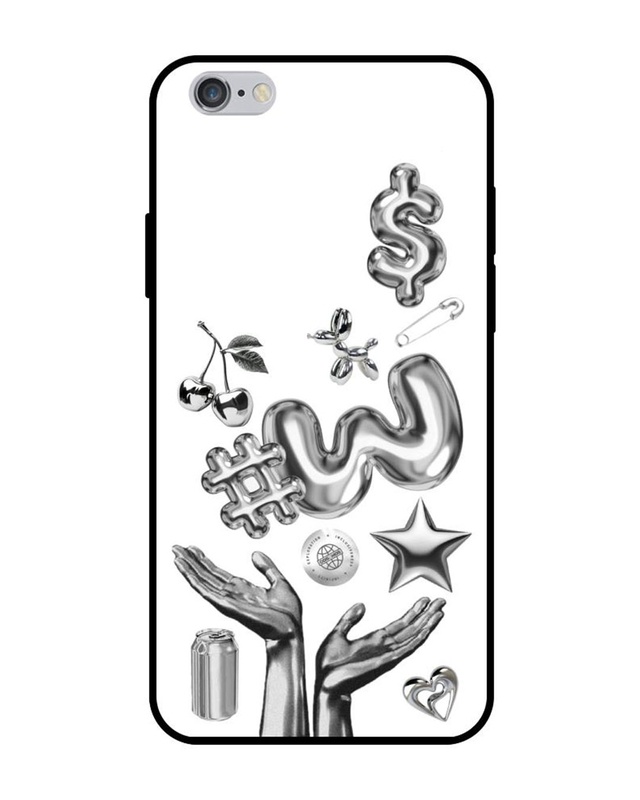 Y2K Chrome Premium Glass Cover for Apple iPhone 6 Plus