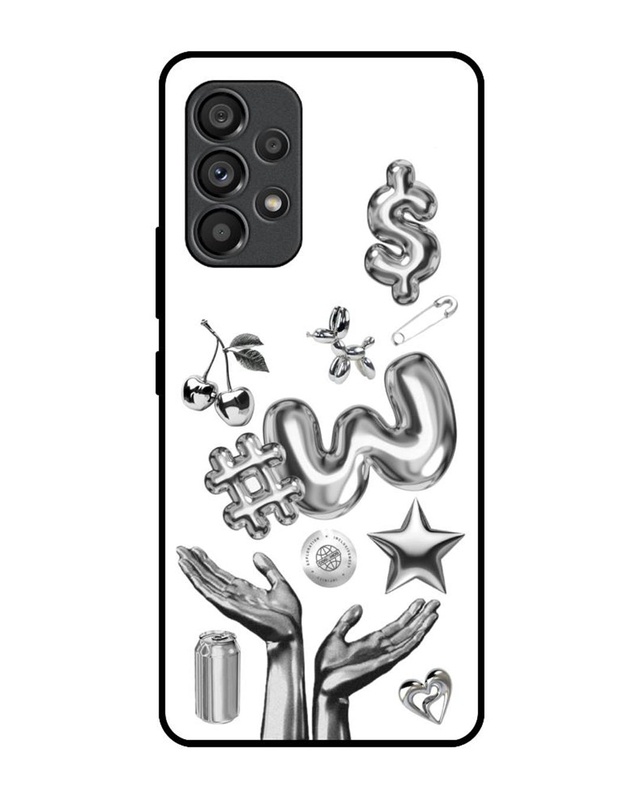 Y2K Chrome Premium Glass Cover for Samsung Galaxy A53 5G