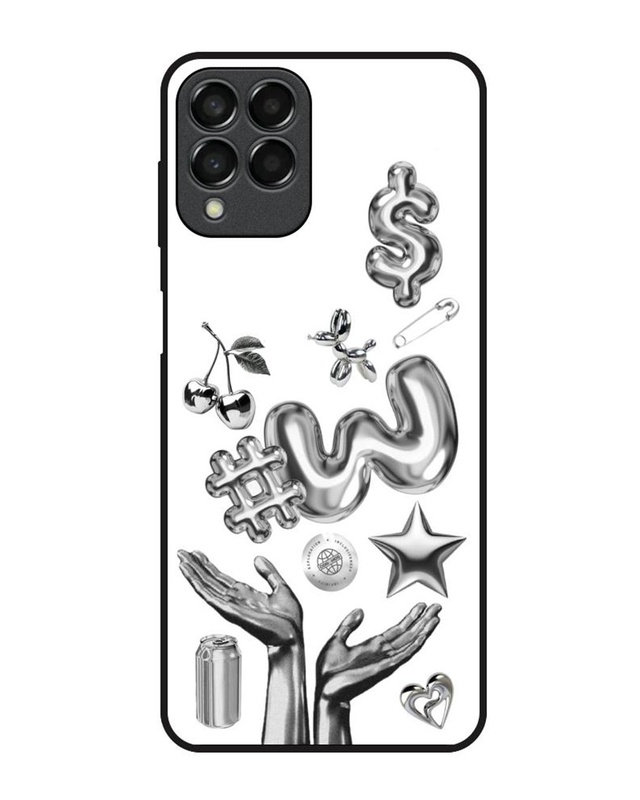 Y2K Chrome Premium Glass Cover for Samsung Galaxy M53 5G