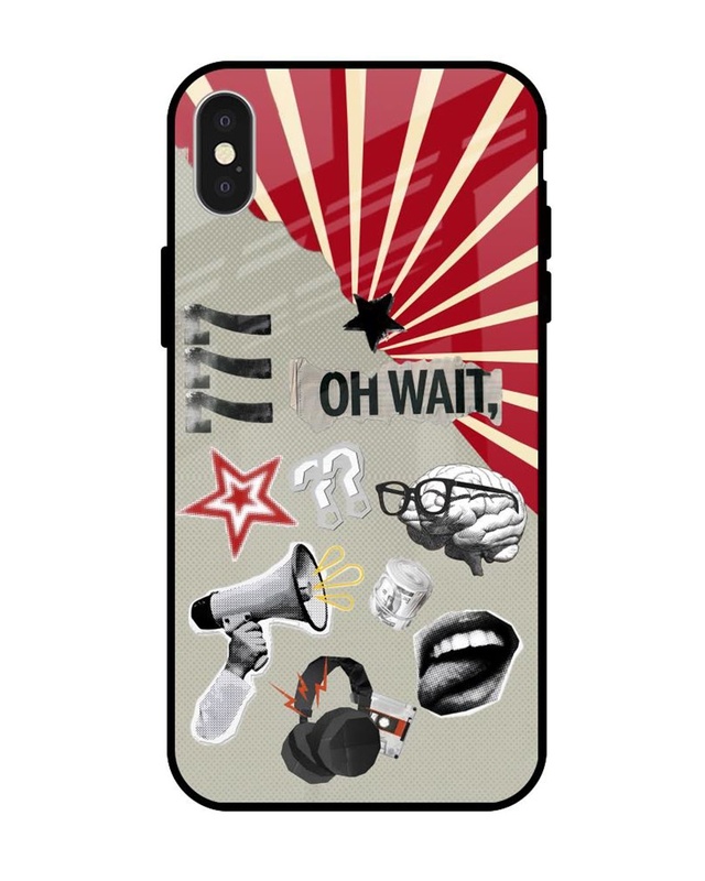 Y2K Montoage Premium Glass Cover for Apple iPhone X
