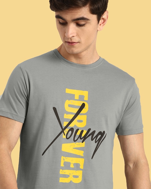 Shop Young Forever Half Sleeve T-Shirt-Front