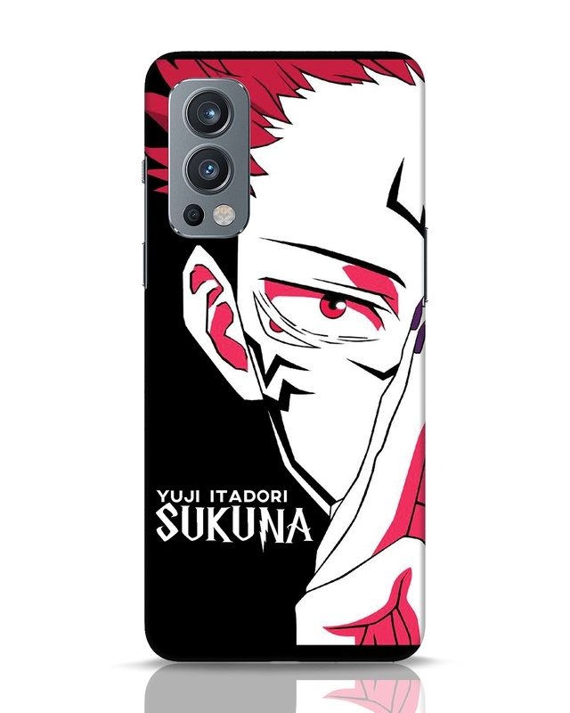 Shop Yuji Aka Sukuna Designer Hard Cover for OnePlus Nord 2-Front