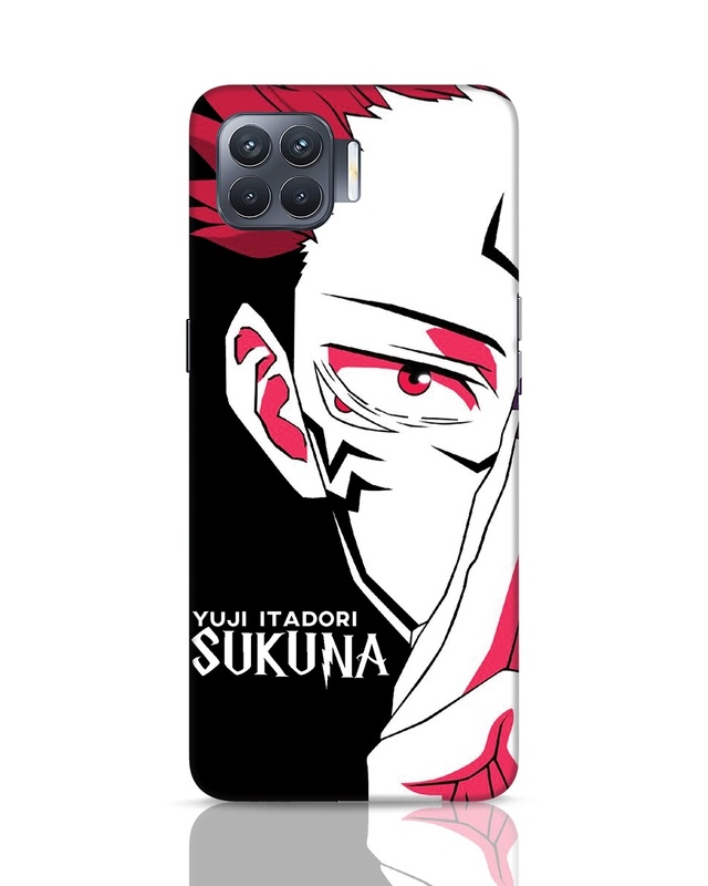 Shop Yuji Aka Sukuna Designer Hard Cover for Oppo F17 Pro-Front