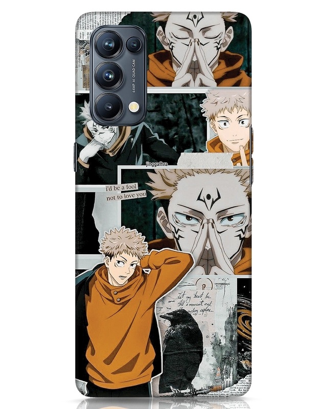 Shop Yuji Designer Hard Cover for Oppo Reno 5 Pro-Front