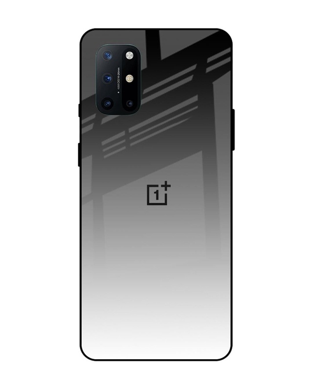 Shop Zebra Gradient Premium Glass Case for OnePlus 8T(Shock Proof, Scratch Resistant)-Front