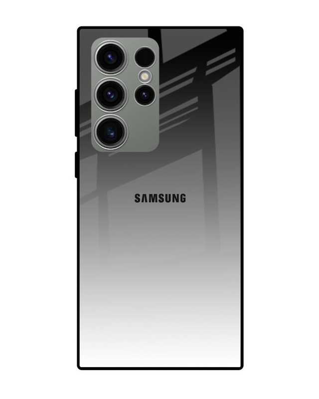 Shop Zebra Gradient Premium Glass Case for Samsung Galaxy S23 Ultra 5G(Shock Proof, Scratch Resistant)-Front