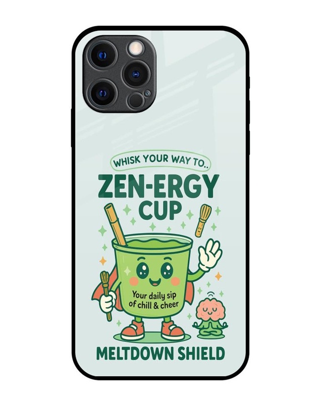 Shop Zenergy Premium Glass Cover for Apple iPhone 12 Pro Max-Front