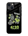 Shop 04:20 Sticker Pack Premium Glass Cover for Apple iPhone 14 Plus-Front