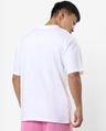 Shop Men's White Broke Graphic Printed Oversized T-shirt-Full