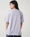 Shop Women's Thistle Purple Same Drama Graphic Printed Oversized T-shirt-Full