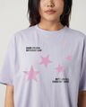 Shop Women's Thistle Purple Same Drama Graphic Printed Oversized T-shirt