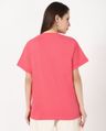 Shop Women's Coral Pink Be Kind Graphic Printed Boyfriend T-shirt-Design