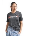 Shop Women's Brand Bengaluru T-shirt in Charcoal-Front