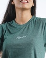 Shop Women's Hydrabadi AF T-shirt in Bottle Green-Design