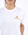 Shop Women's ISRO Logo T-shirt in White-Official ISRO Collection-Design