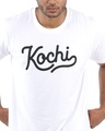 Shop Women's Kochi Script T-shirt in White-Full