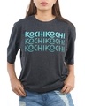 Shop Women's Kochi x3 T-shirt in Charcoal-Full