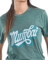 Shop Women's Mumbai Retro T-shirt in Bottle Green-Design