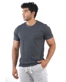 Shop Men's Grey BasicT-shirt-Front