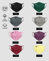 Shop 2-Layer Everyday Protective Mask - Pack of 250 (Black-Green-Grey-Pink-Purple-Red-Yellow)-Front