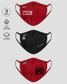 Shop 2-Layer Everyday Protective Mask - Pack of 3 (Logo Marvel! Tony Stark Sign! Avl Logo Everyday Mask)-Front