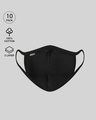 Shop 2-Layer Everyday Protective Mask - Pack of 10 (Jet Black)-Front