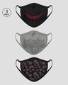Shop 2-Layer Everyday Protective Mask - Pack of 3 (Hahahaha! Mandala! Wonderland! )-Design