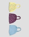Shop 2-Layer Everyday Protective Mask Pack of 3 (Pastel pattern, paw print, sprinkles)