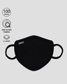 Shop 2-Layer Premium Protective Masks - Pack of 100 (Jet Black)-Front