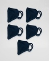 Shop 2-Layer Premium Protective Masks - Pack of 5 (Navy blue)