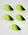 Shop 2-Layer Premium Protective Masks - Pack of 5 (Neon green*5)