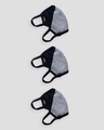 Shop 3 layer Premium Life Mask Combo of 3 (Jet Black)-Design