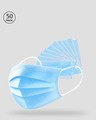 Shop 3 Ply Disposable Face Mask - Pack of 50-Front