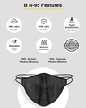 Shop 5-Layer Bewakoof N 95 Reusable Life Mask - Pack of 3 (Black)
