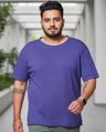 Shop Men's Skipper Blue Plus Size T-shirt-Front