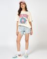 Shop Women's Gardenia Chopper Onepiece Graphic Printed Oversized T-shirt