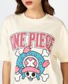 Shop Women's Gardenia Chopper Onepiece Graphic Printed Oversized T-shirt