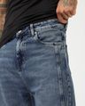Shop Men's Blue Washed Straight Fit Jeans