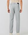 Shop Men's Powder Grey Applique Straight Fit Jeans-Design