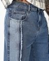 Shop Men's Blue Applique Washed Straight Fit Jeans