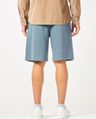 Shop Men's Petrol Blue Oversized Shorts-Design