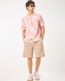 Shop Men's Brown Oversized Shorts-Full